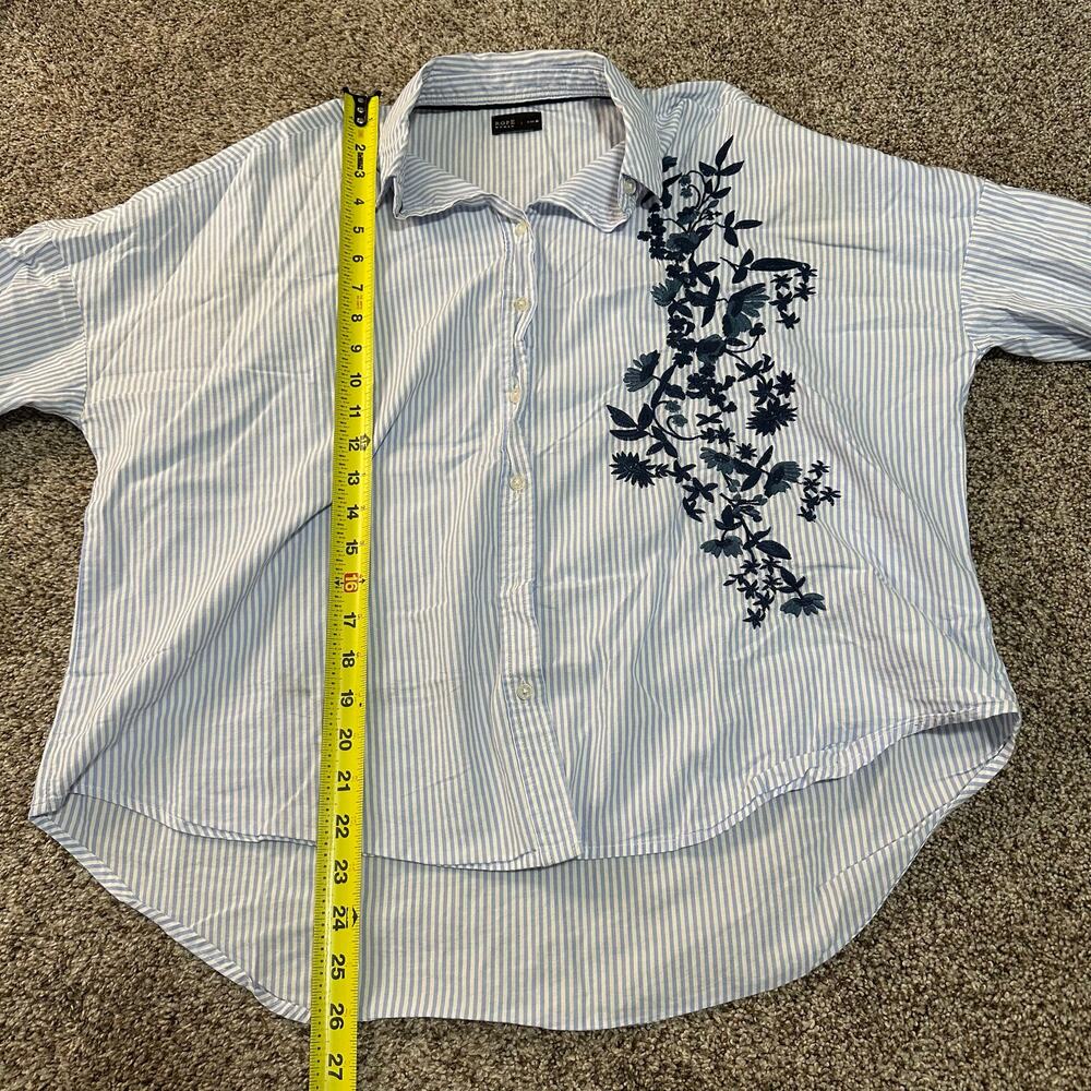 PADINI Women's Rope Long Sleeve Stripes Shirt Size M In Multi - Picture 6 of 8